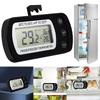 Digital Fridge Thermometer Large LCD Waterproof Refrigerator Freezer Thermometer Magnetic Back& Hook for Kitchen Home Restaurant