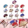 Vintage Muschelfächer Japanischer Chinesischer Handfächer für Hochzeitsmädchen Tanzfächer Geschenk