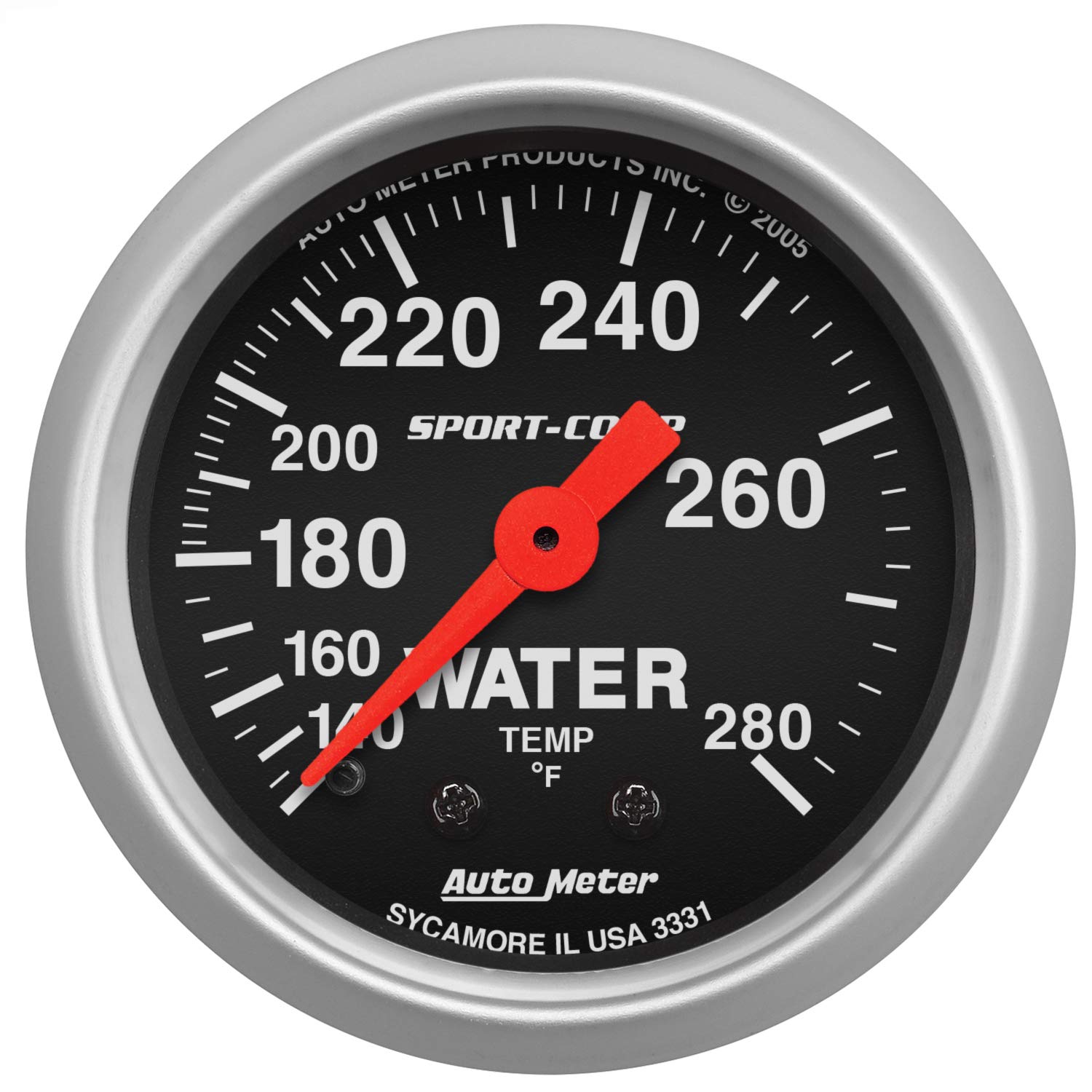 

Autometer 3331 Sport Comp Mechanical Water Temperature Gauge