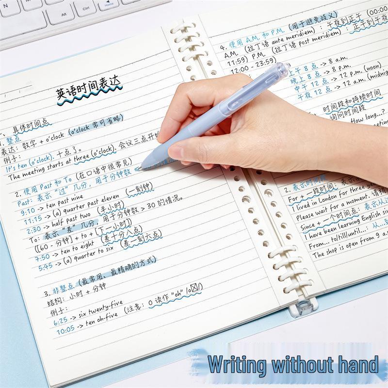Morandi Color-Blocked B5 Notebook: Vibrant Design, Thick Pages, Versatile for Students