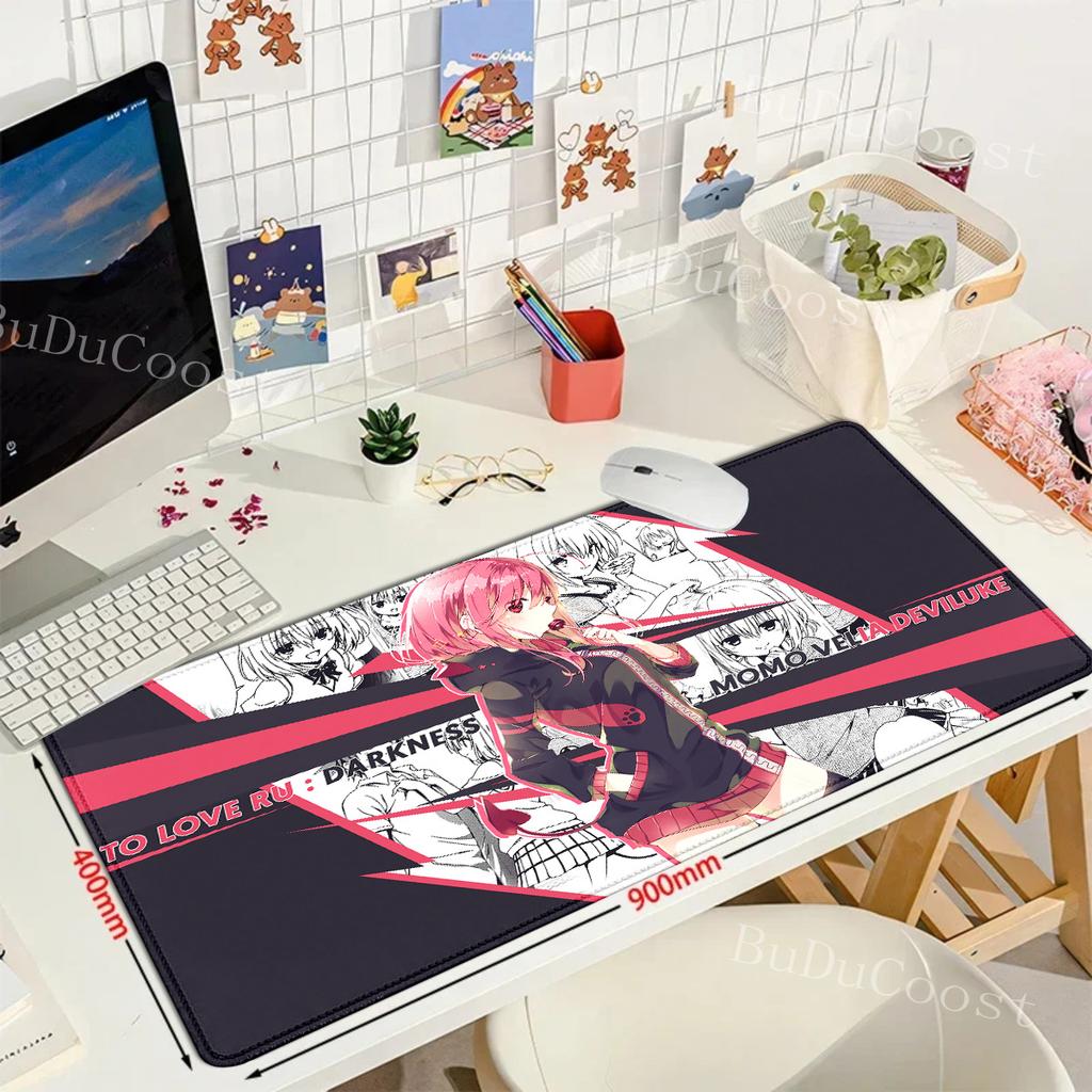 To Love Ru Momo Belia Deviluke Gaming Mousepad Large Mouse Pad Gamer Mouse Mat Computer Rubber Mause Pad Keyboard Desk Play Mats