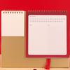 with Note 2025 Monthly Desktop Calendar Red Hot Stamping Daily Planner Calendar  Business Gifts