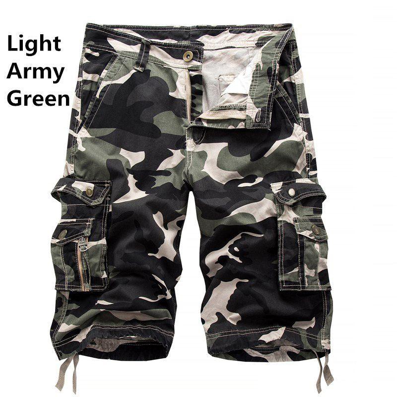 Durable And Comfortable Men's Tactical Military Army Camouflage Cargo Shorts With Multiple Pockets