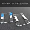 10PCS/Set Self Adhesive Label Sign Shelf Transparent Label Display Stand  Office Use