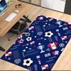Soccer Printed Carpet, for Office Chair Living Room Bedroom Kitchen Room Decor Gifts.