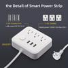 US Plug AC Outlets Multitap Power Strip Electrical Socket USB Ports 1.4M Extension Cord Surge Protector Network Filter Adapter