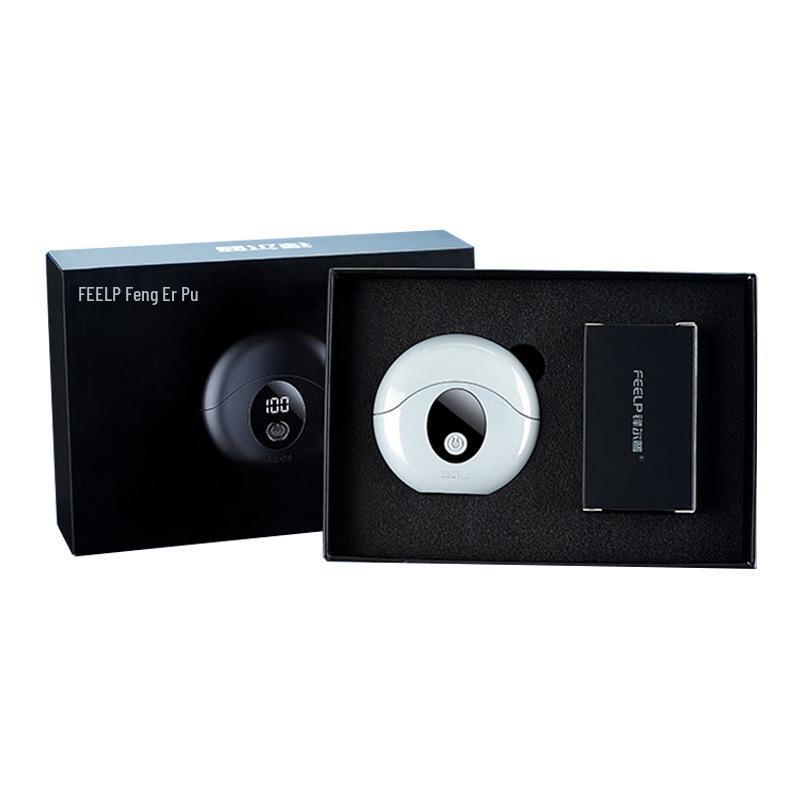 

Feng Er Pu Little Flying Saucer Men s Dual Blade Shaver with Magnetic Suction, Digital Display, Gift Box, for Wet and Dry Use. Model 689