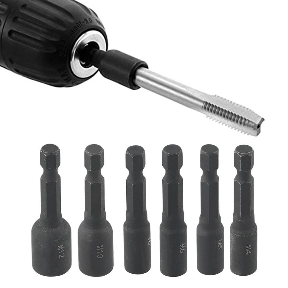 Screw Tap Socket Extension Bar Set of Six Perfect for DIY Projects