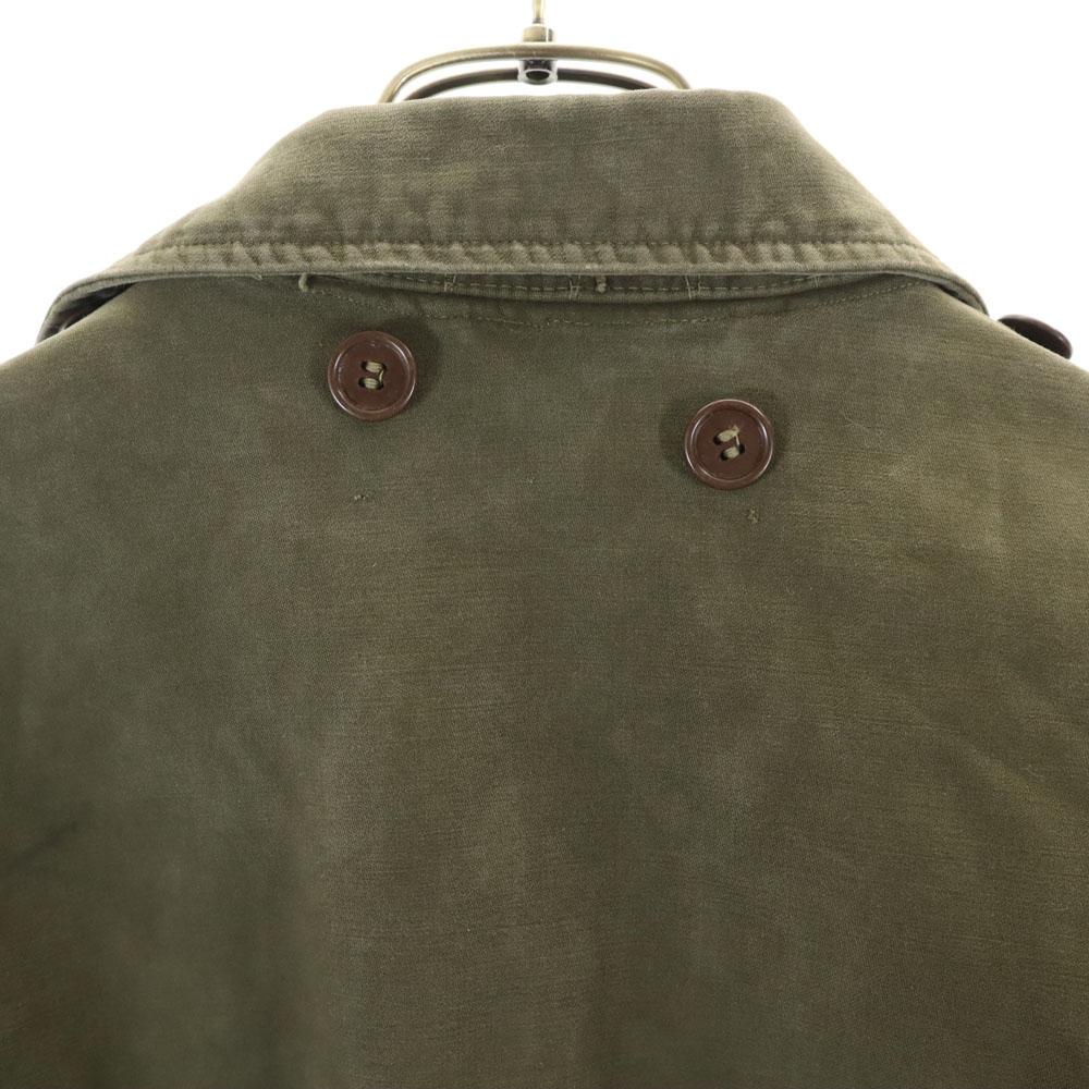 DUTCH ARMY 60s Vintage Field Jacket 88x92 Khaki Military Men's Used