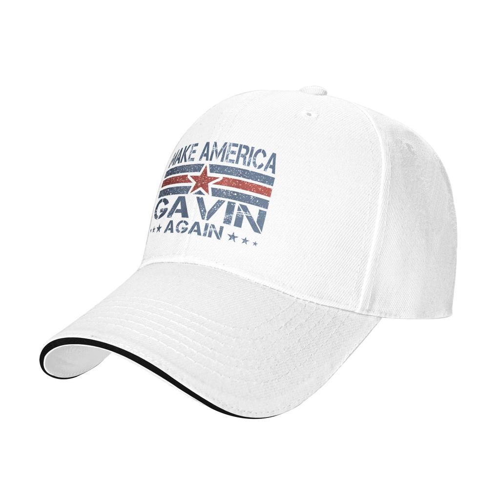 MAGA USA Make America Gavin Again Baseball Cap Casual  Sandwich Caps Unisex Style Adjustable Dad Hat Outdoor