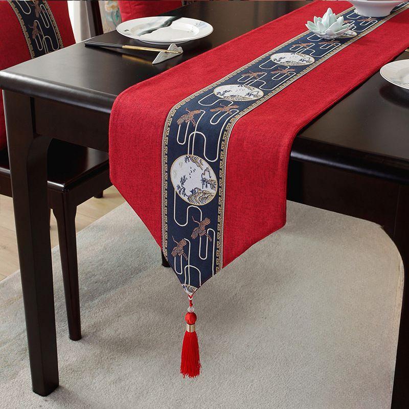 Ceremonia ceaiului cu steag de masă rezistentă la apă, zen, covoraș de ceai, față de masă pentru ceai, față de masă lungă de vânzare la cald în stil chinezesc