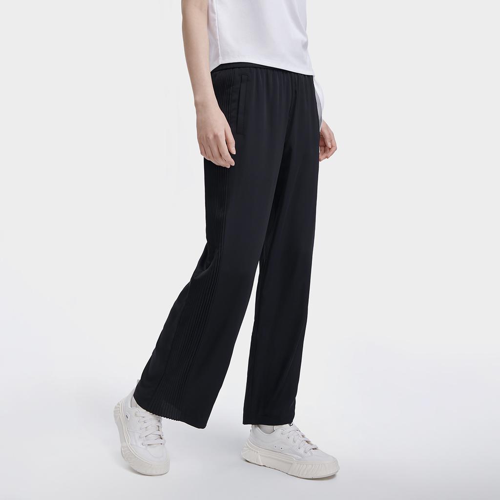 FILA Logo Print Woven Casual Pants Women pants Legendary-Blue F11W328802F-NV