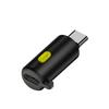Aluminum Alloy USB C Adapter Support 240W Fast Charging Build In LED Screen Power Consumption Tracking Function