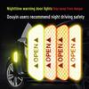 Car Door Reflective Anti-collision Stickers - Set of 4 Safety Warning Stickers for Night Driving