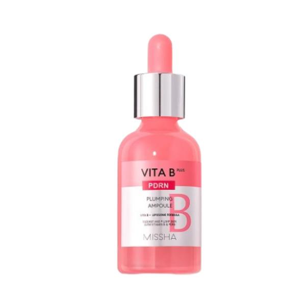 [MISSHA] Vita B Plus PDRN Plumping Ampoule 30ml – Hydrating & Firming with PDRN Technology