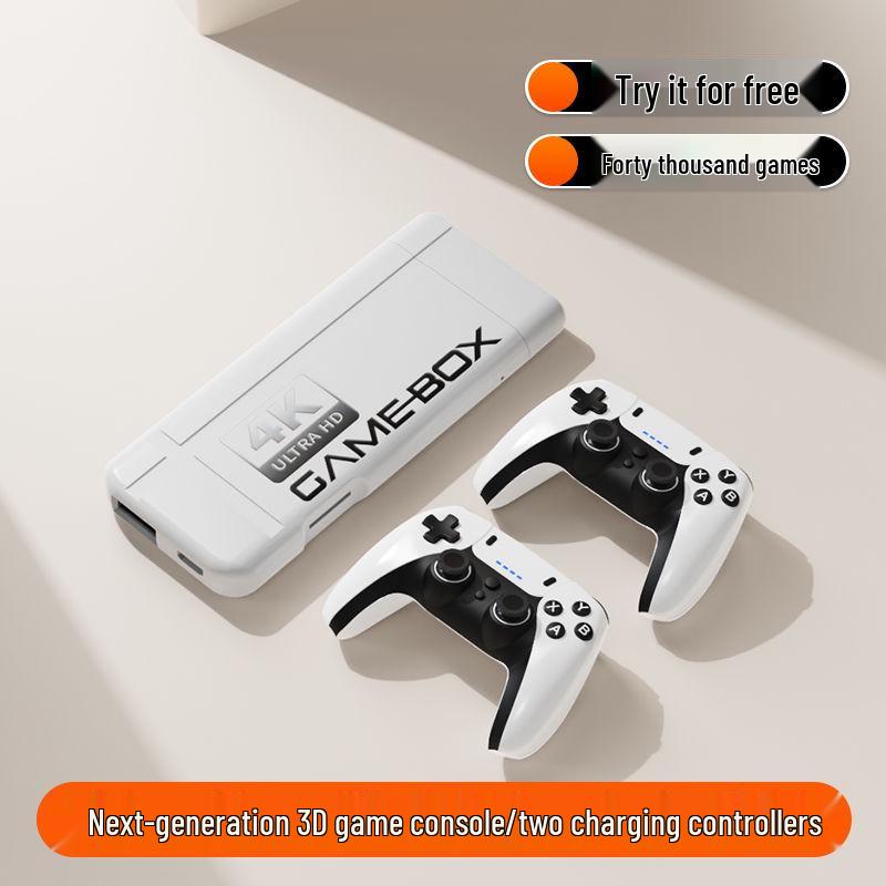 Retro HD TV Game Console: Classic Arcade Racing & Puzzle, Two-Player Sega Edition