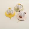 Cute Cartoon Bear Baby Bucket Hat Summer Mesh Breathable Baby Boys Girls Sunshade Cap Toddler Kids Lacing Panama Basin Cap