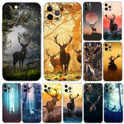 Deer Phone Case For iPhone Samsung Galaxy Redmi Xiaomi Oppo OnePlus Note S A 7 8 9 10 11 12 13 14 20 21 22 23 53 54 Pro Max Plus Ultra TPU Soft