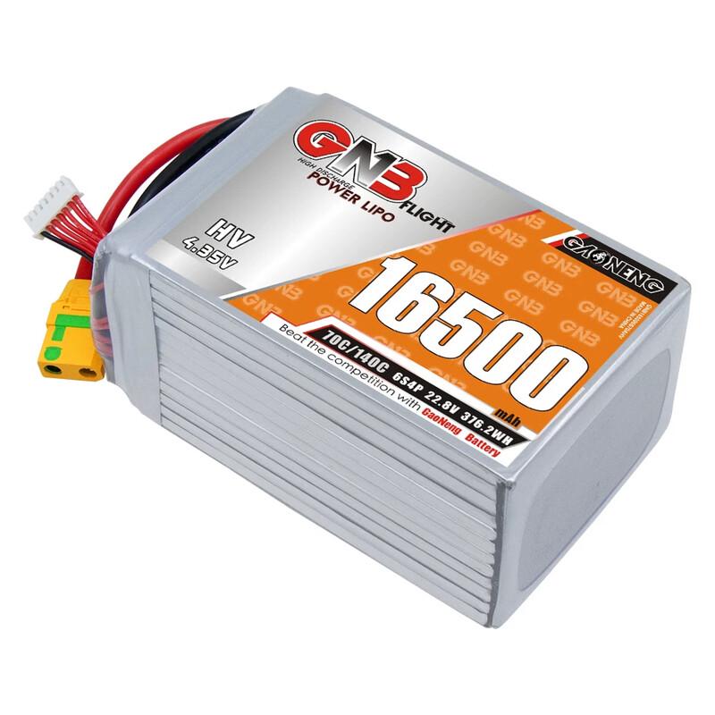 GNB High-Performance 16500mAh 22.8V HV LiPo Battery for RC Models