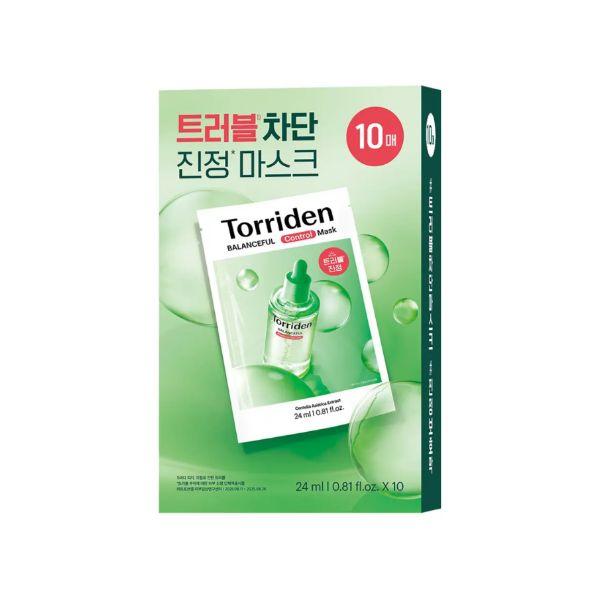 Torriden Balanceful Cica Control Soothing Sheet Mask 10pcs