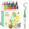 Marcador Pincel Acrílico Ohuhu 4ml Grande Opaco para Pintura e Escola e Presentes de Natal Canetas, Tipo, Conjunto de 30 Cores, Capacidade, Não Tóxico, Tinta,