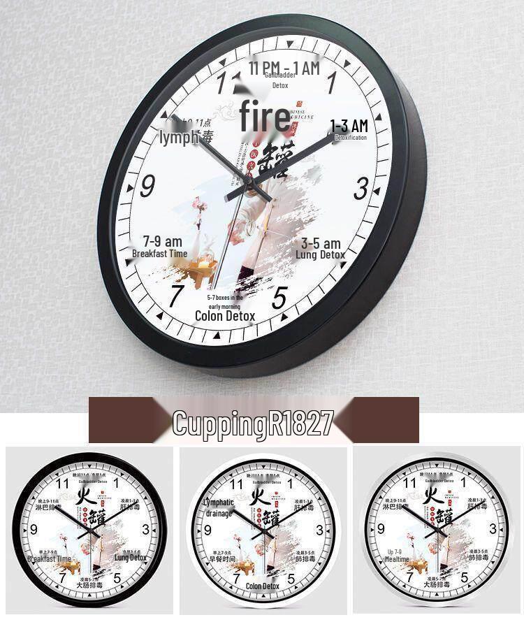 Health Club & Beauty Salon Silent Wall Clock for SPA and Therapies