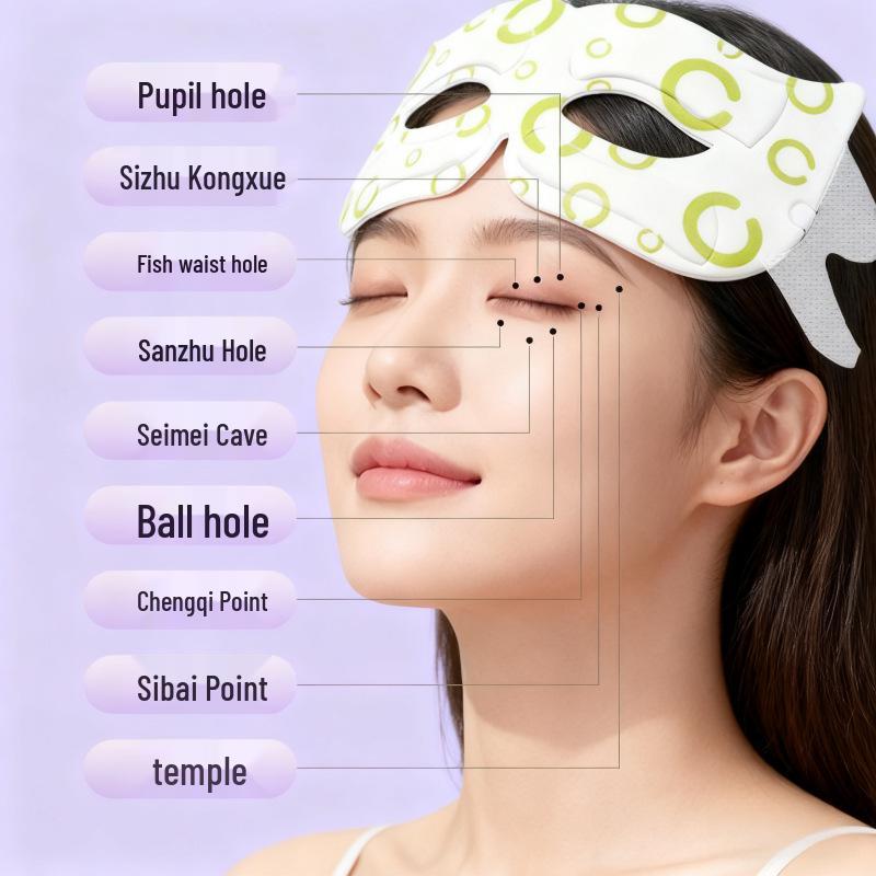 Lutein-Infused Heated Eye Mask: Relieve Eye Fatigue & Enhance Student Eye Protection