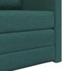Sofa Bed Dark Green 74 x 77 x 81 cm Fabric