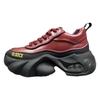 2024 Spring & Fall Men's Trendy Thick Sole Leather Sneakers - Non-slip & Wear-resistant.