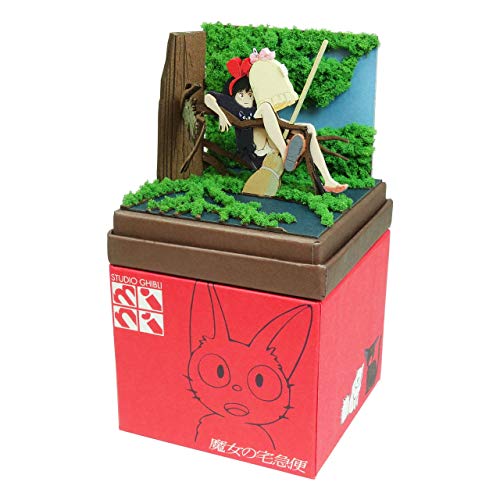 Sankei Studio Ghibli Mini Kiki's Lieferservice Kiki fällt in den Wald Papierbastelbogen MP07-124
