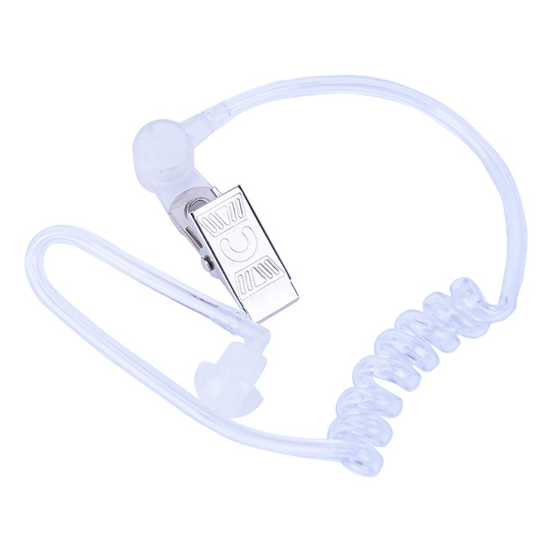 2 Pin Radio Walkie Talkie Mic Headset Earpiece Security Air Tube For Motorola
