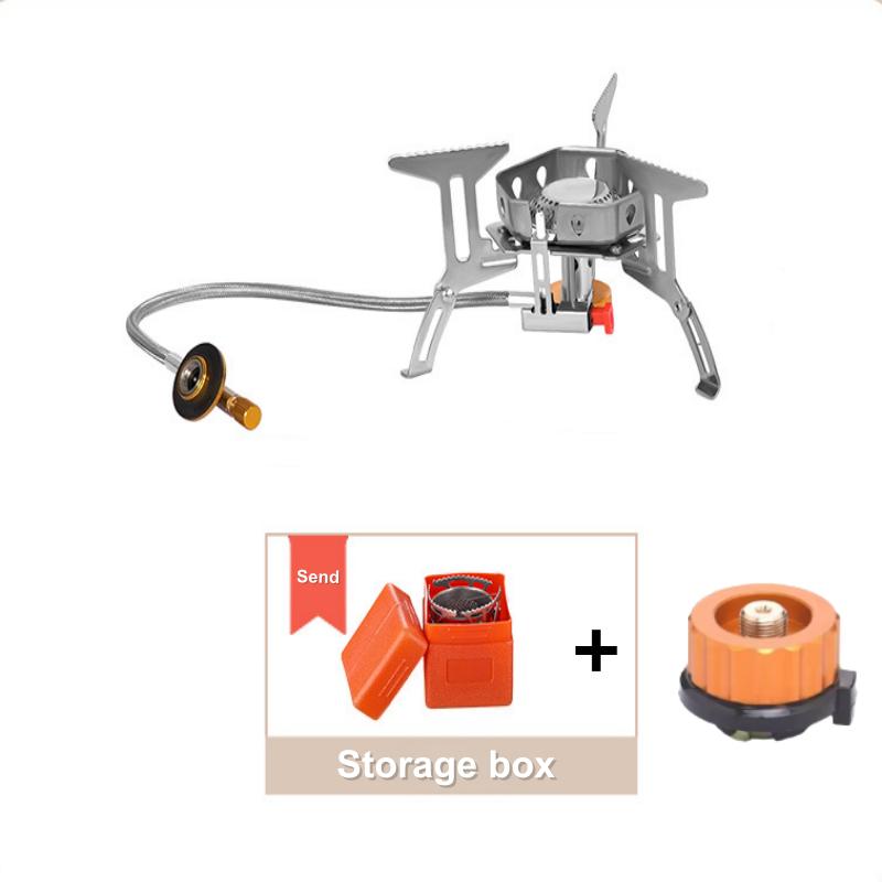 

Outdoor Gas Burner Windproof Camping Stove Portable Folding Ultralight Split Lighter Tourist Equipment For Camping Hiking