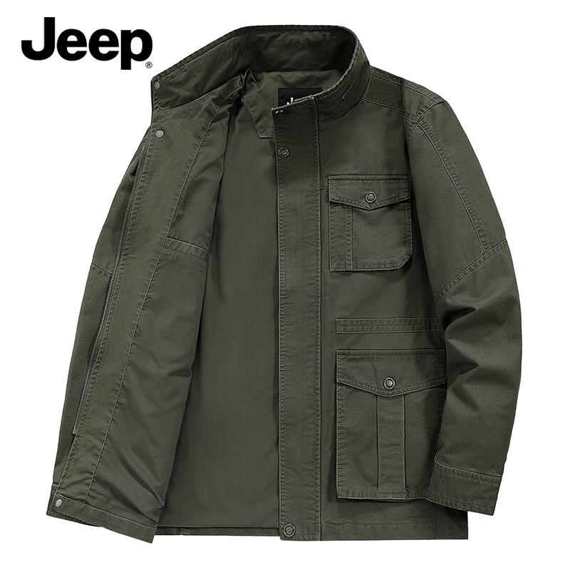 Jeep Men's Autumn/Winter Outdoor Casual Workwear Jacket