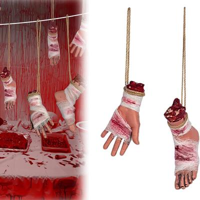 Severed Body Parts Bloody Body Parts Halloween Prank Decorations for Holiday Patio Haunted House Lawn Party Carnival Garden