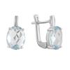 Silberohrringe mit natürlichem Topas 5,833 ct (2049432)