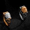New Fashion Gothic Dark Style Color Blocked Skull Ring For Men And Women Daily Charming Jewelry Gift