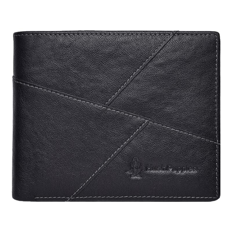 Мужской кожаный короткий кошелек Hush Puppies Short Wallet