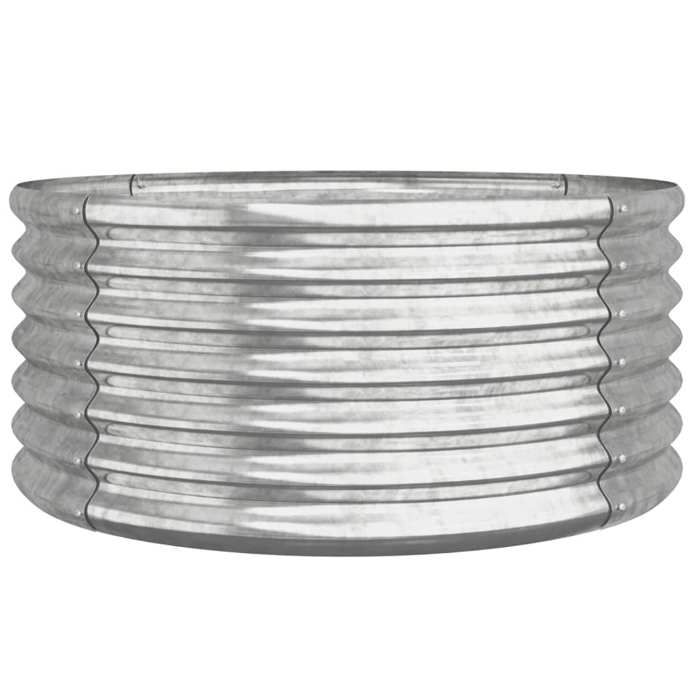 Jardinière de jardin - Maison Exclusive - Acier galvanisé - Ø80 cm - H36 cm