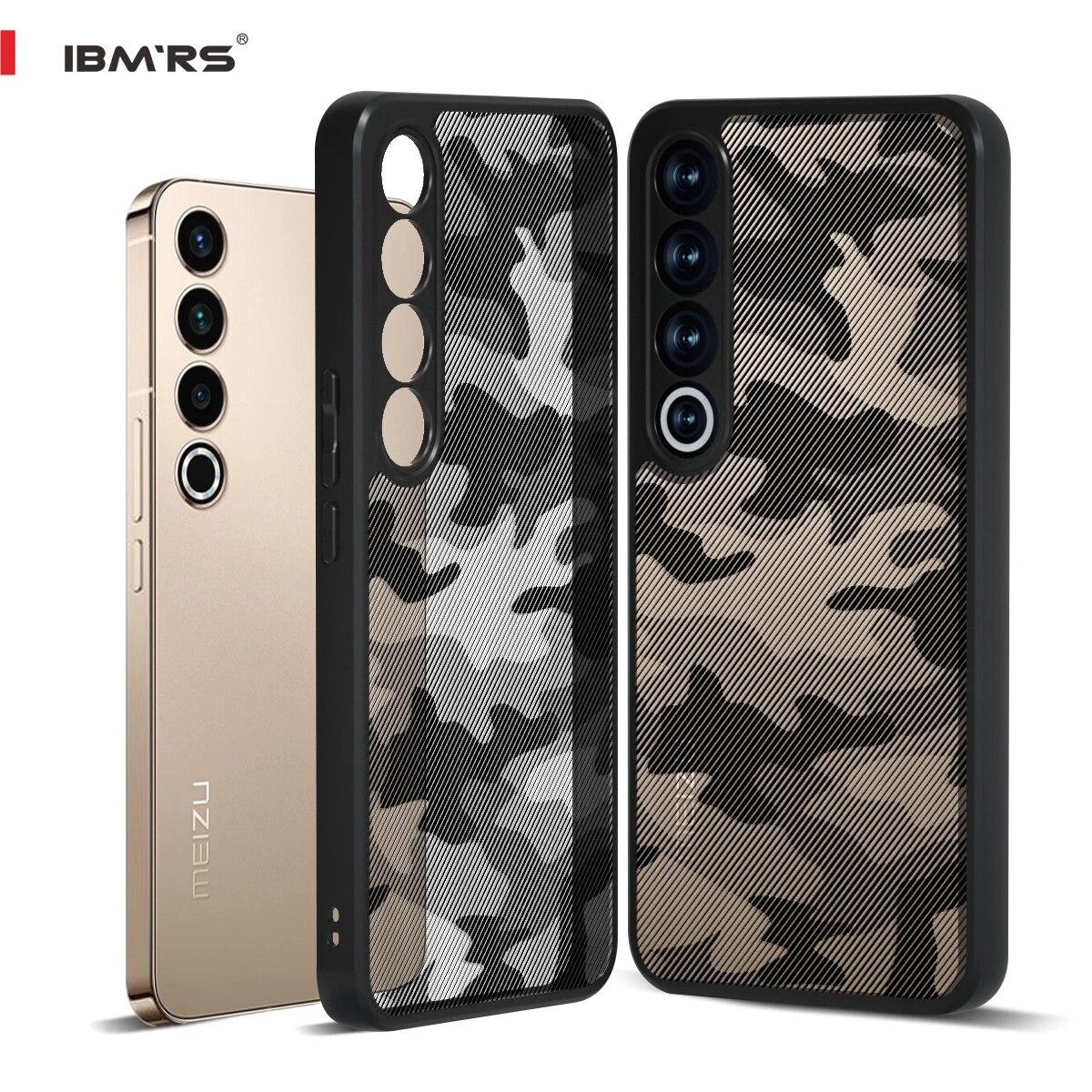 

(В комплекте ремешок на запястье)(Двойное покрытие против царапин) Совместимый с чехлом Meizu 20 Pro, камуфляжный прозрачный жесткий задний противоударный усовершенствованный матовый защитный чехол Art Camo