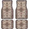 Car Floor Mats Set Of 4, Oriental Turkish Persian Carpet Front And Back Rug Mats Decorative Universal For Cars SUV Trucks Vans
