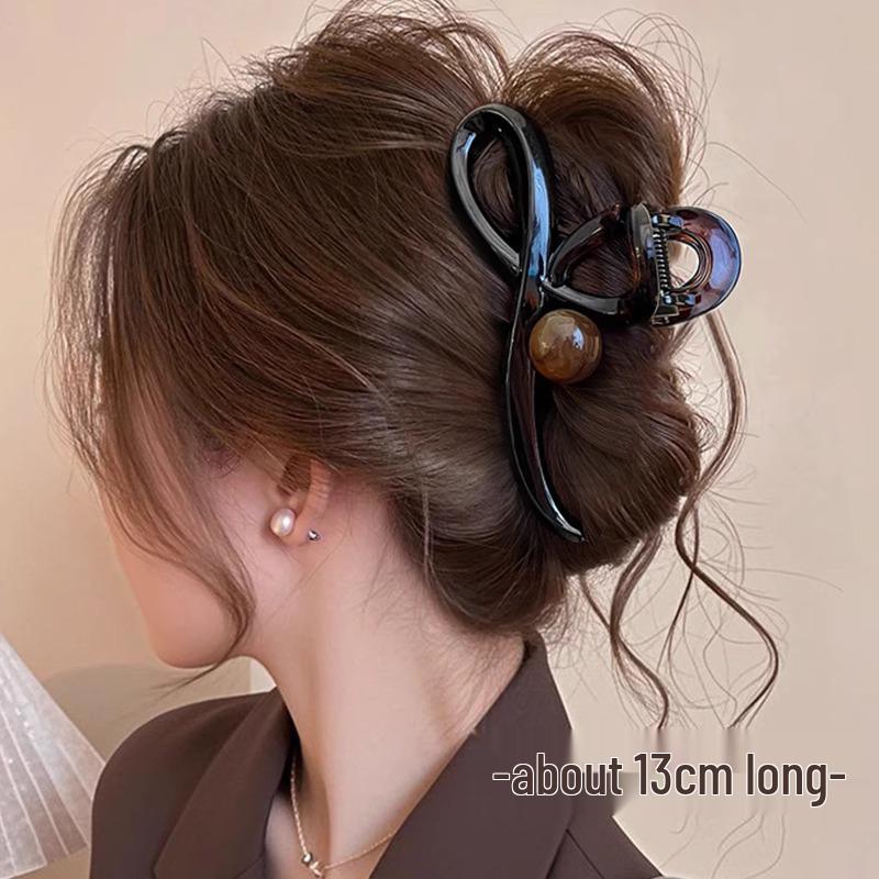 Elegant French Retro Small Shark Hair Clip for Thin Hair