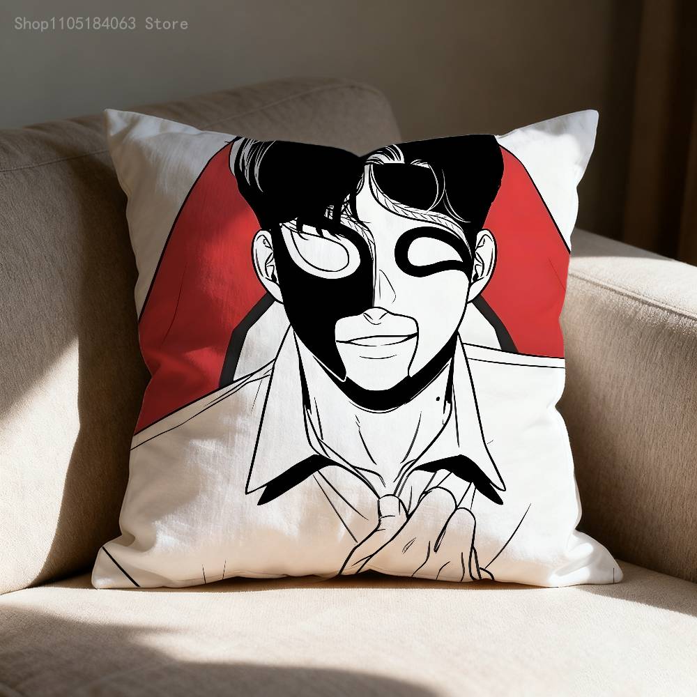 BJ A-Alex Comic Throw Pillow Case For 45x45cm 40x40cm 55x55cm 50x50cm 30x30cm Square Car Pillowcase Shell