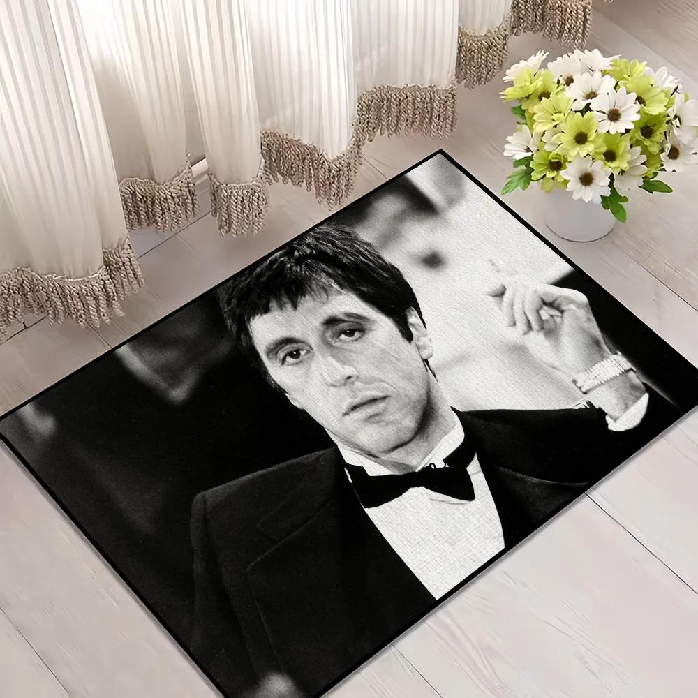 Film Scarface Wycieraczka Witamy Wejście Balkon Łazienka Podłoga Dywanik Antypoślizgowy Dywan do Sypialni Dekoracja Domu