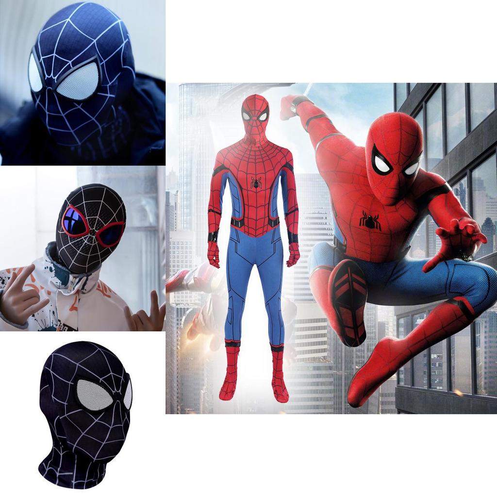 Marvel Spider-man Head Mask Adult Cosplay Costume Accessory Lightweight Comfortable