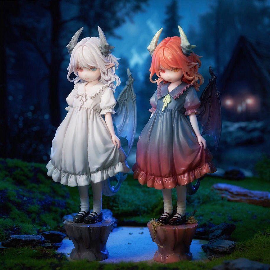 Handgefertigte Ornamente Wütendes Drachenmädchen Connor Schönes Mädchen Guang Yan Zwilling GK Kobayashi Dienstmädchen Anime Ornamente Rundherum Handgefertigt