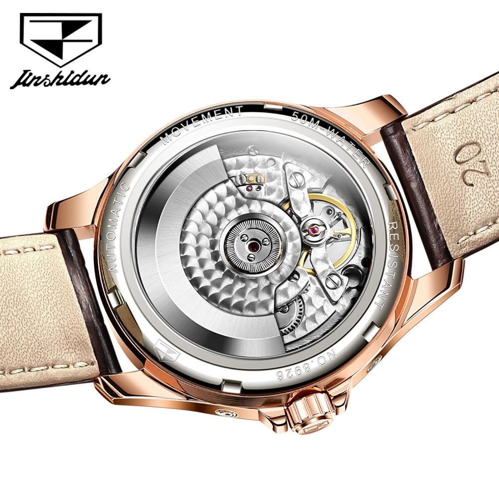 JINSHIDUN New Business and Leisure Men's Watch Tusso Multi -function Fully Automatic Mechanical Complex High -end Watch High -end Watch