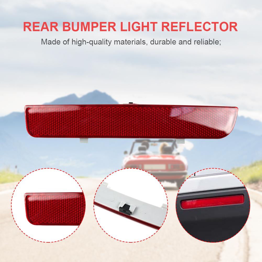 1pcs Car Reflective Trim Plastic Left Right Rear Bumper Reflector For LR2 2008-2015 Range Rover 2003-2012 LR006349 LR006348