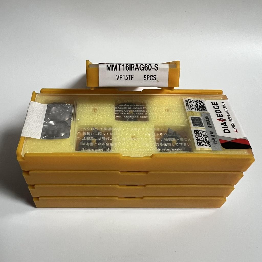 MITSUBISHI / MMT16IRAG60-S VP15TF / Carbide CNC Blade 10 Pcs
