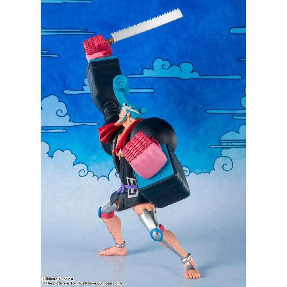 TAMASHII NATIONS Figuarts ZERO ONE PIECE Franky Approximately 220mm PVC ABS Painted Finished Figure (Furanosuke) &