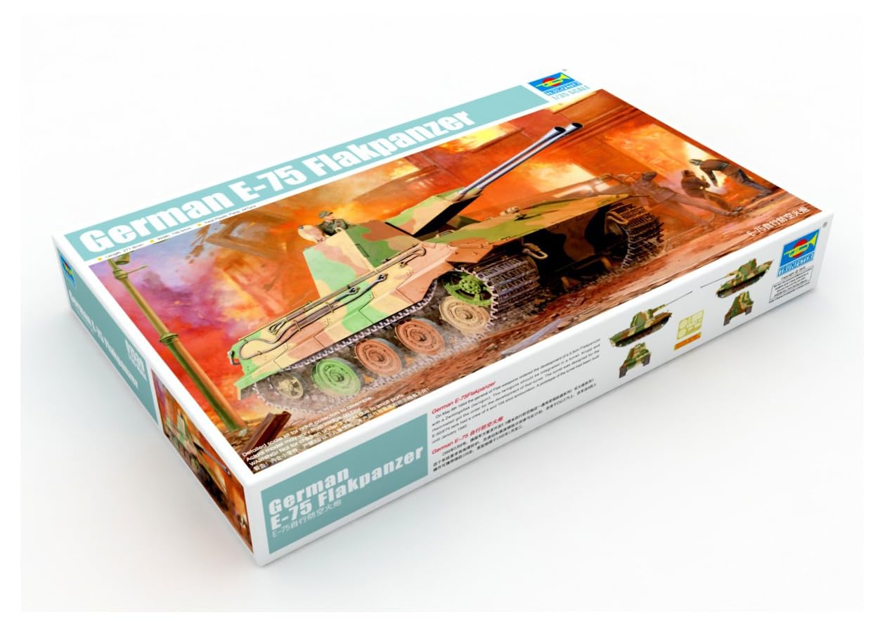 

Inter Allied Trumpeter Model Немецкий танк Crocodile Пластиковая модель 1/35 E-75 ПВО